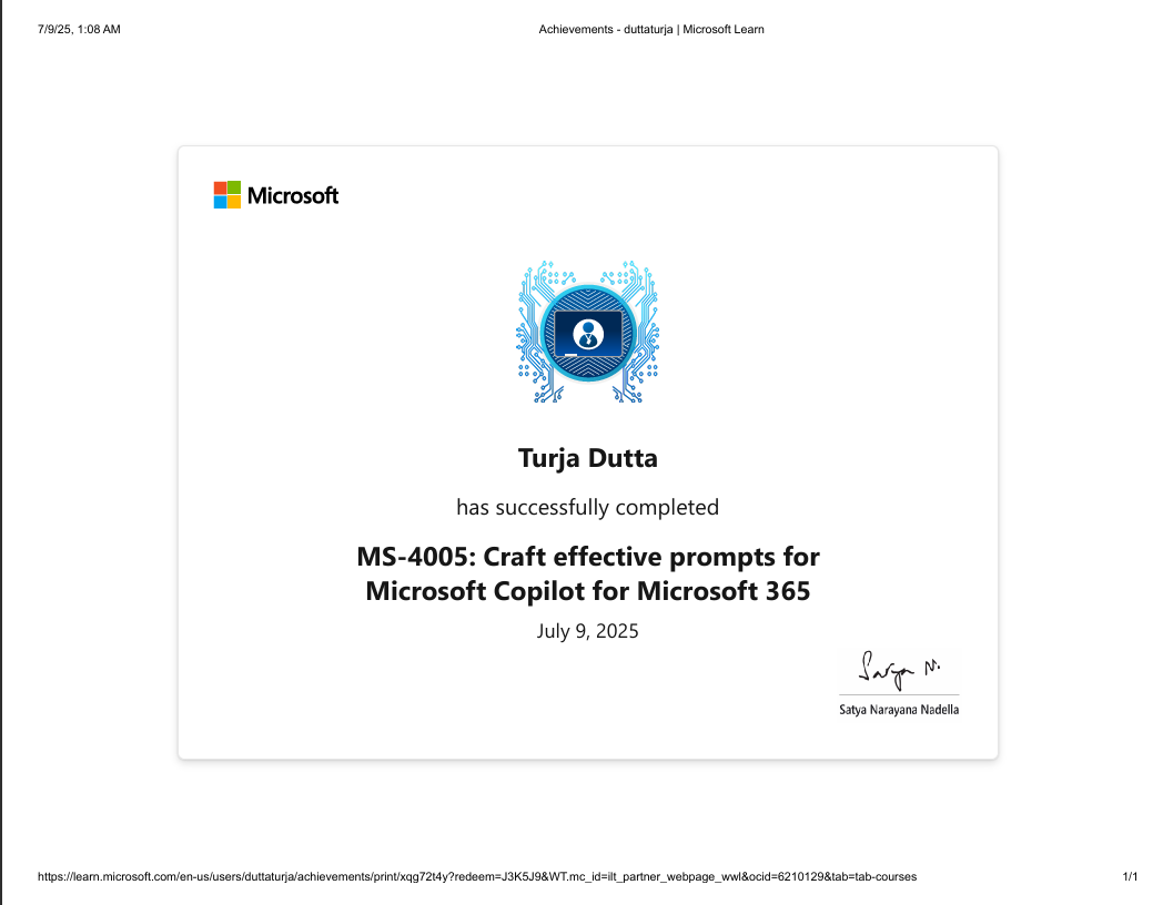 AgentX Phase 1: Microsoft Copilot Essentials — Microsoft Learn